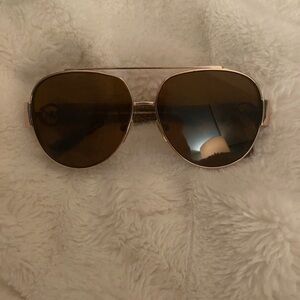 Michael Kors Gold Aviator Sunglasses